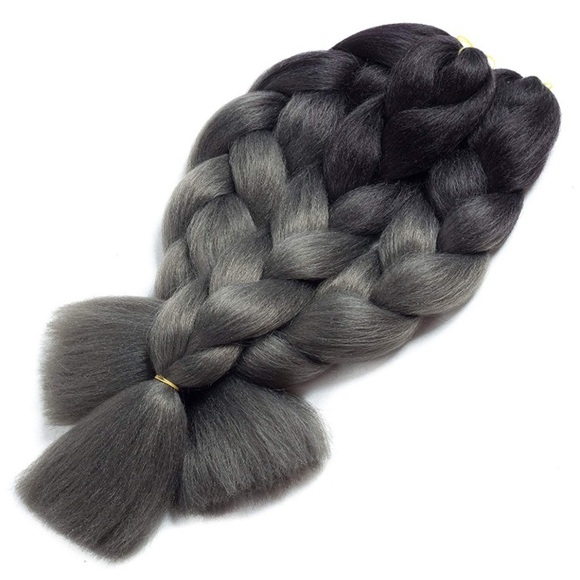 5 packs of Black Gray ombré braiding hair *NWT*
? main image 6